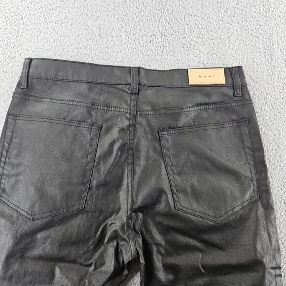 mnml Jeans Mens 38 Black X125 Stretch Denim Distressed Ripped‎ Knees Slim Fit - Picture 13 of 16